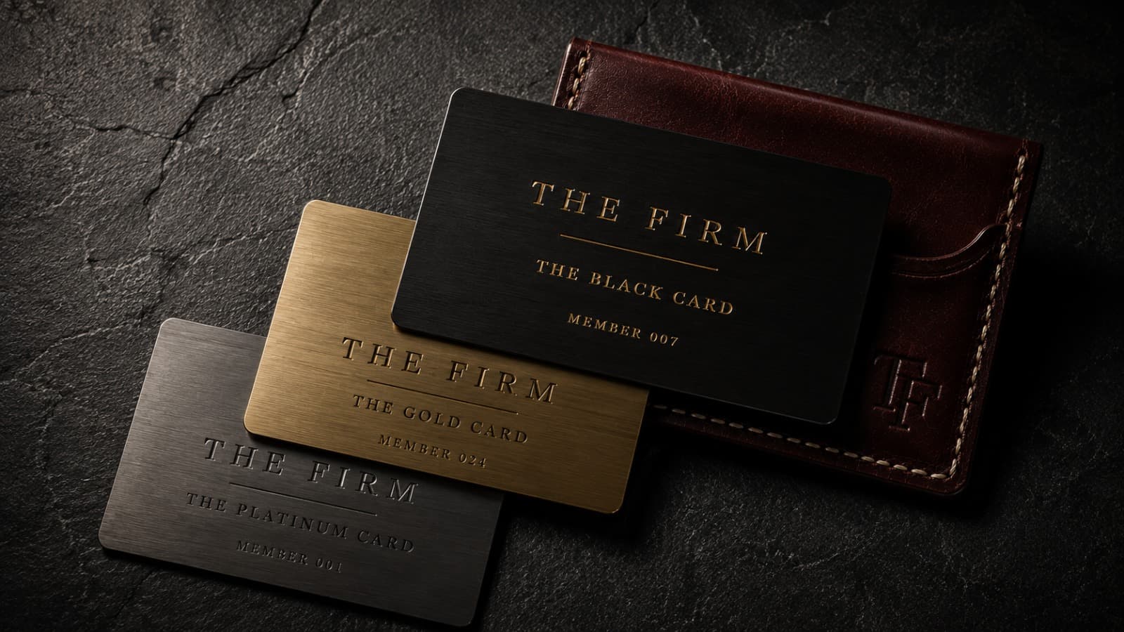 The Platinum, Gold and Black cards